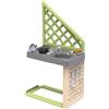 Smoby Life - Cucina estiva - Compatibile con molte case - Piastra grill, lavello con rubinetto - Materiale riciclato - Dai 2 anni - Prodotto in Francia