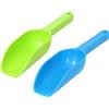 BEAHING Pale da Neve per Bambini da Spiaggia 2 Pezzi, Palette per Sabbia in plastica con Manici, Giocattoli da scavo, Colore Casuale