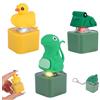 BTFO 3 Pezzi Giocattolo Portachiavi Fidget, Portachiavi Sonoro Ricaricabile Portatile Strumenti di Pulsante a Dito Divertenti Tasti Creative per Tastiera per Ragazzi Ragazze (Stile 2)