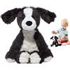 Generico Border Collie - Realistico Bianco Nero Realistico Morbido Display Figura Compagno Accogliente Stile Animale Domestico Abbracciabile Modello di Cane Simulato Sensazione di