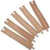 BESPORTBLE Set di Espansione Binari in Legno per Trenino, Accessori Assemblabili 5 Pezzi Curvi, Gioco Educativo per Bambini come Regalo di Compleanno o Natale