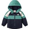 Volunboy Giacca Bambini con Fodera in Pile, Leggera Giaccone Antivento con Cappuccio e Tasche a Cerniera (2-8 Anni)