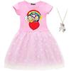 ZKomoL Youtuber Bambina Abbigliamento Vestito Bambina Vestitome maglietta Bambina