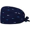 BOBIBI Scrub Cap Chirurgico Scrub Cap Medico Dottore Bouffant Turbante Cap con Fascia tergisudore Scrub Cappello per Donna/Uomo
