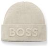 BOSS Afox_R Berretto, Light Beige271, Taglia Unica Uomo