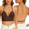 BUBBLEFOX Reggiseni a Schiena Bassa-Reggiseni Senza Schiena a Forma di U con Ferretto Senza Cuciture-Reggiseni Multiway Bretelle per Donna