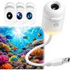 Usper Proiettore Galassia Soffitto Galaxy Projector Night Light, Plug-And-Play Hd Star Projector Proiettore Di Stelle 2 In 1, Rotazione A 360° Luminosità Regolabile (3 Pellicole per Proiezione)