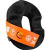 Healthfix Cuscino ortopedico con gel refrigerante e memory foam, cuscino a ciambella per alleviare il coccige nelle emorroidi, nero, per ufficio e auto