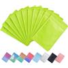Plaphy 100 Sacchetti Mylar in Alluminio Richiudibili (Verde, 10,5x15cm)