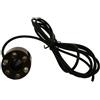 JOUFNING Faretto LED Sommergibile Per Fontane, Illuminazione LED Ad Anello Con Connessione A 2 Pin, Luci Subacquee Per Laghetti, Luci AC12V Per Giochi D'acqua, Ideale Per Laghetti(Warm White)