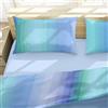 Morfeo Completo Letto Matrimoniale, Singolo, 1 Piazza e Mezzo LUMIERE RELAX Puro cotone Set Lenzuola (Blu, 2 Piazze Matrimoniale)