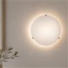 MA MAISON Plafoniera Vortex in Vetro 30x10P cm - da Parete, Soffitto, con Ganci, 1 Attacco E27, 57W, Compatibile con Led, adatto per Soggiorno, Camera da letto, Bagno, Corridoio - Made in Italy