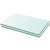 vidaXL Mensole in Vetro Trasparente 2 pz 30x12cm