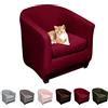 Lydevo Copripoltrona 1 Posto Elasticizzato,Copripoltrona con Cuscino Separato,Fodere per Poltrona da Cocktail Universale Lavabile Rimovibile,Coperture Protettive per Poltrona Club per Tullsta,Vino