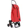 Rolser Carrello Portaspesa Rolser I-Max MF 6 Ruote Montascale - Rosso