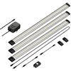 Parlat apparecchio sottopensile a LED Siris, rilevatore di movimento, piatto, 50 cm ciascuno, 531 lm ciascuno, bianco caldo, set di 3