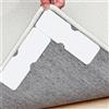 Novocloud 24 Pezzi Antiscivolo per Tappeti, 15 × 5 cm Lavabile Antiscivolo e Riutilizzabili Tappeto Gripper, Anti-Arriccia Moquette Fissa Angoli per Pavimenti in Piastrelle Legno Vinile