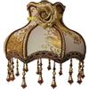 YDYAENIO Paralume for la casa Lampada da Parete in Tessuto Vintage con Perline in Pizzo Floreale Lampada da Tavolo Lampada da Terra per Tavolo da Salotto(Color15)