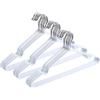 ZESLIV grucce appendiabiti, Set di 30, Grucce in Metallo solido, grucce antiscivolo, Grucce Appendiabiti Salvaspazio, 40cm, bianco