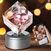 Emoragifou Cornice portafoto in cristallo 3D personalizzata, con stampa UV personalizzata con la tua foto, regalo di compleanno di Natale personalizzato per donne, uomini, coppie, mamma, papà, lei