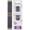 KnitPro J'Adore Cubics Ferri da maglia a doppia punta Set da 5 - Ferri in legno per calzini, cappelli, muffole, maglieria circolare corta - 20 x 5,5 mm