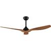 Cecotec Ventilatore da soffitto Cecotec EnergySilence Aero 5200 BlackWood, motore DC 36W, diametro 132 cm, telecomando, timer