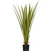 HOMCOM Pianta artificiale HOMCOM tipo agave in vaso, altezza 90 cm, 16 foglie, interno ed esterno, grande realismo