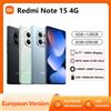 Xiaomi Redmi Note 15 4G Smartphone NFC MediaTek Helio G100-Ultra Display 6.77" 120Hz Fotocamera 108MP Ricarica 33W Batteria 6000mAh