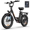 Urlife E20 Bici Elettrica Pieghevole con Ruote Fat da 20x3 Pollici, Batteria Rimovibile 48V 13Ah, Velocità Massima 45km/h, Autonomia 80KM, Bici Elettrica per Adulti