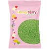 Honeyberry Zuccherini Decorativi per Dolci Naturali e Commestibili 55g - Codette di Zucchero Colorate per Decorare Torte, Cupcakes, Biscotti, Gelati, Dessert e Come Toppers per Glasse (Vermicelli Verdi)