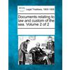 See Notes Multiple Contributo Documents Relating to Law and Custom o (Tascabile)