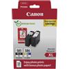 Canon pg-585xl/cl-586 pvp cartuccia d'inchiostro 2 pz originale resa elevata (xl) nero, ciano, magenta, giallo