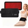YuLiMirich Cintura per lampada a luce rossa, terapia della luce a infrarossi vicini per il corpo, triplo chip 660 nm 850 nm, cintura a infrarossi LED, cintura terapia luce rossa per rilassamento muscolare