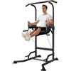 Botifly Power Tower Dip Station - Barra per Trazioni Autoportante, Pull Up Bar Regolabile in Altezza da 170 a 220 cm, Multifunzione per Allenamento a Casa/Outdoor