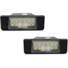 EHWLFVX Licenza Luci Targa Lampada Per Nissan X-trail T30 T31 Qashqai J10 Primera P12 1/2 Parti Auto LED Luce targa(2)