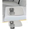 YEE PIN Tappetino in silicone per stazione di ricarica wireless della seconda fila di sedili con portabicchieri compatibile con Leapmotor B10 EV SUV 2025 2026, tappetino protettivo antiscivolo