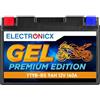 Electronicx GEL YT9B-BS Batteria Moto 12V 9Ah 140A - Sigillata, compatta e senza manutenzione - Avviamento potente per scooter, moto, quad, ATV e jetski - resistente e pronta all'uso