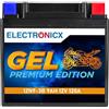 Electronicx GEL Batteria Moto 12N9-3B 12V 9Ah 120A - Sigillata, compatta e senza manutenzione - Starter potente e affidabile per moto, scooter, quad, ATV, jetski e veicoli powersport