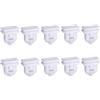 PIGLOLKINY 8678010 31214496 for Volvo C30 S40 S80 V40 V50 V70 XC60 XC70 Davanzale Stampaggio Copertura Trim Pinze Fermo Gonna Lato di Fissaggio(10X)