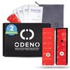 ODENO® Portatarga magnetica in set per 2 targhe - per ogni targa e auto - portatarga senza cornice per Germania e Austria