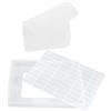 BESPORTBLE Set di 3 Strumenti Base Rimovibile fare Torrone in Plastica Bianca Stampo Antiaderente per Preparare Dolci e Biscotti