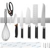 Fohil Barra Magnetica per Coltelli 40cm, Portacoltelli Magnetico in Acciaio Inox 16in, Portautensili Cucina Striscia Pensile per Cuoco Coltelli da Cucina Casa