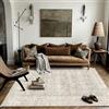 PureCozy Tappeto Salotto Grigio 120x170cm Lavabile | Antiscivolo, Vintage, Grande, Tappeti, Camera da Letto, Soggiorno, Ufficio, Moquette, Interno, Carpet, Pelo Corto