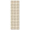 Panorama Tappeto in Vinile - Tappeti in PVC Grandi - Tappeto da Cucina, Corridoio e Soggiorno - Modello Cudillero Beige 60x200 cm
