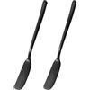 ABOOFAN Coltello Burro in Acciaio Inossidabile 16.5 Pollici Set 2 Pezzi Spatola Affilata Per Burro Formaggio Marmellata Utensile Da Cucina Versatile Per Ristoranti E Uso Domestico