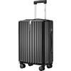 MGOB Valigia Bagaglio a Mano PC（Policarbonato） Trolley Rigida Valigie Cabina Ultra Leggero 4 Ruote Girevoli Doppie e TSA Lucchetto 57x37x22cm