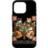 Mahjong Chinese Tile Game Gift For Mahjo Custodia per iPhone 16 Pro Meowjong Cat Playing Mahjong Gioco tradizionale cinese
