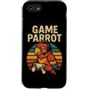 Retro Video Game Lover Console Gamers Pa Custodia per iPhone SE (2020) / 7/8 Divertente Parrot Gamer Meme Retro Gioco di Giochi di parole Animal Joke Console