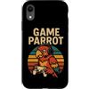 Retro Video Game Lover Console Gamers Pa Custodia per iPhone XR Divertente Parrot Gamer Meme Retro Gioco di Giochi di parole Animal Joke Console
