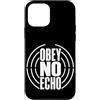 Jimbeels Custodia per iPhone 12 mini OBEY NO ECHO Pensiero Libero Voce Personale